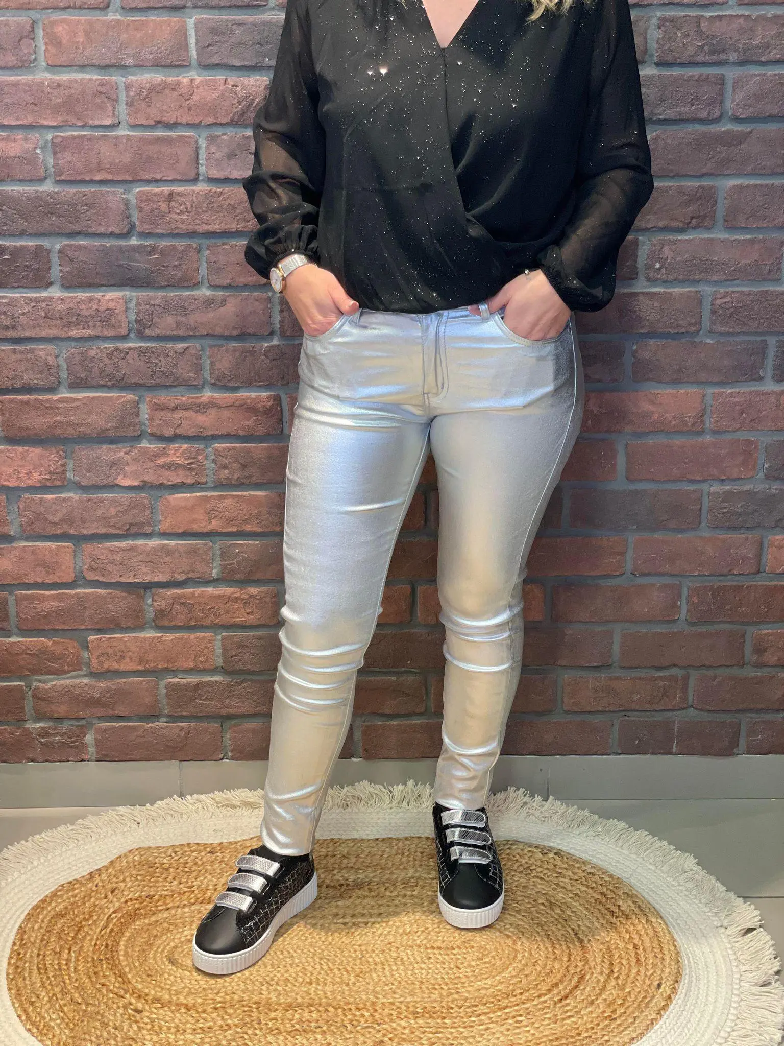 Pantalon simili Elodie – Image 2