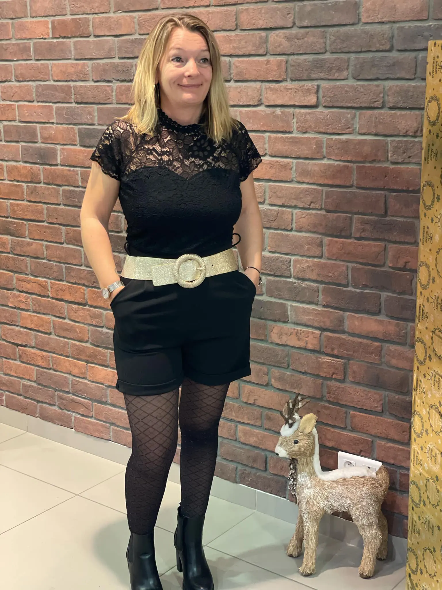 Combi-Short en dentelle – Image 3