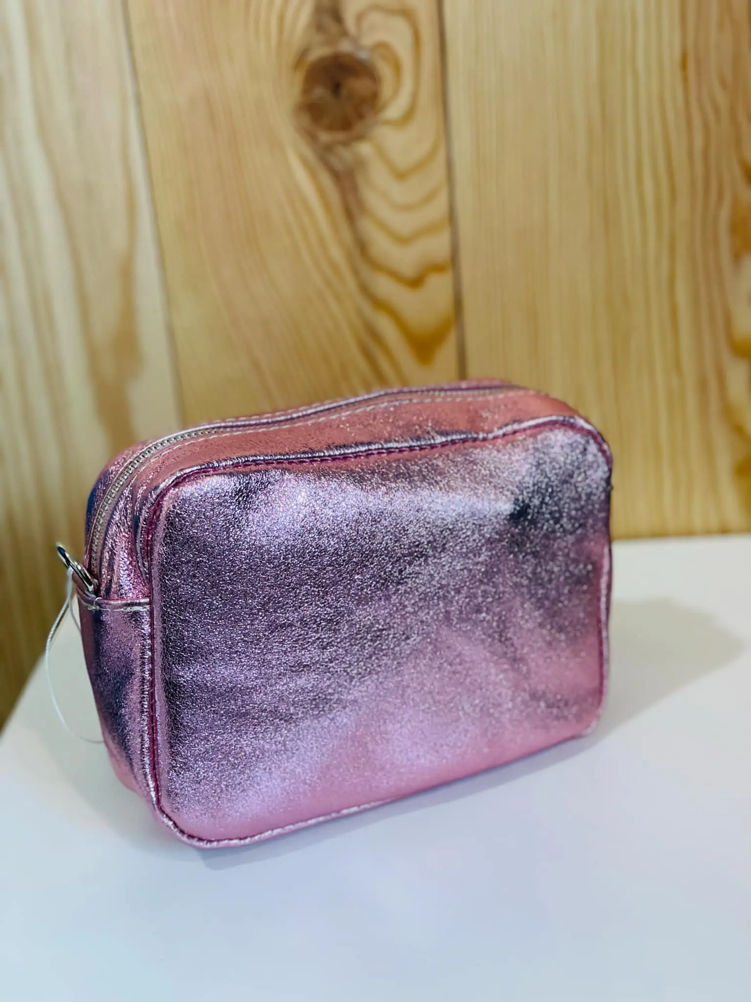 Sac en Cuir Rose – Image 2