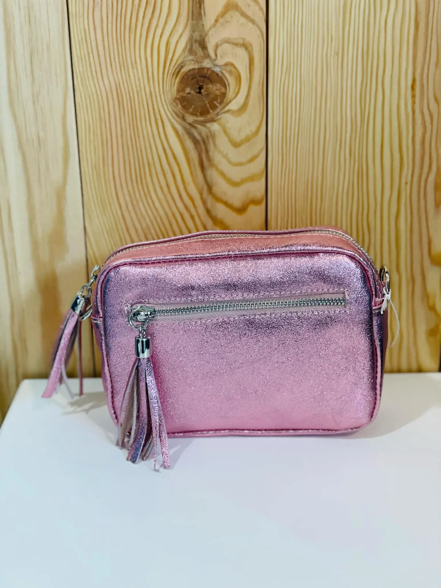 Sac en Cuir Rose