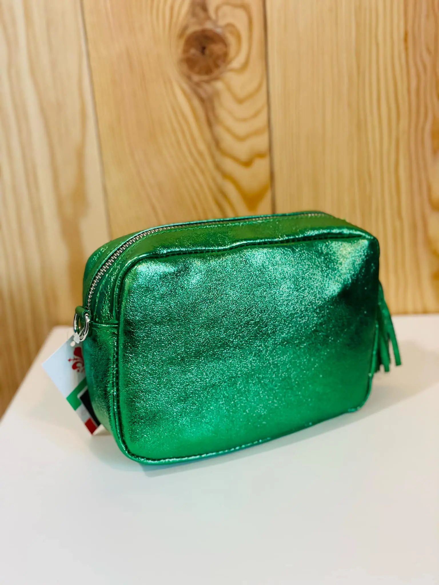 Sac en Cuir Vert – Image 2