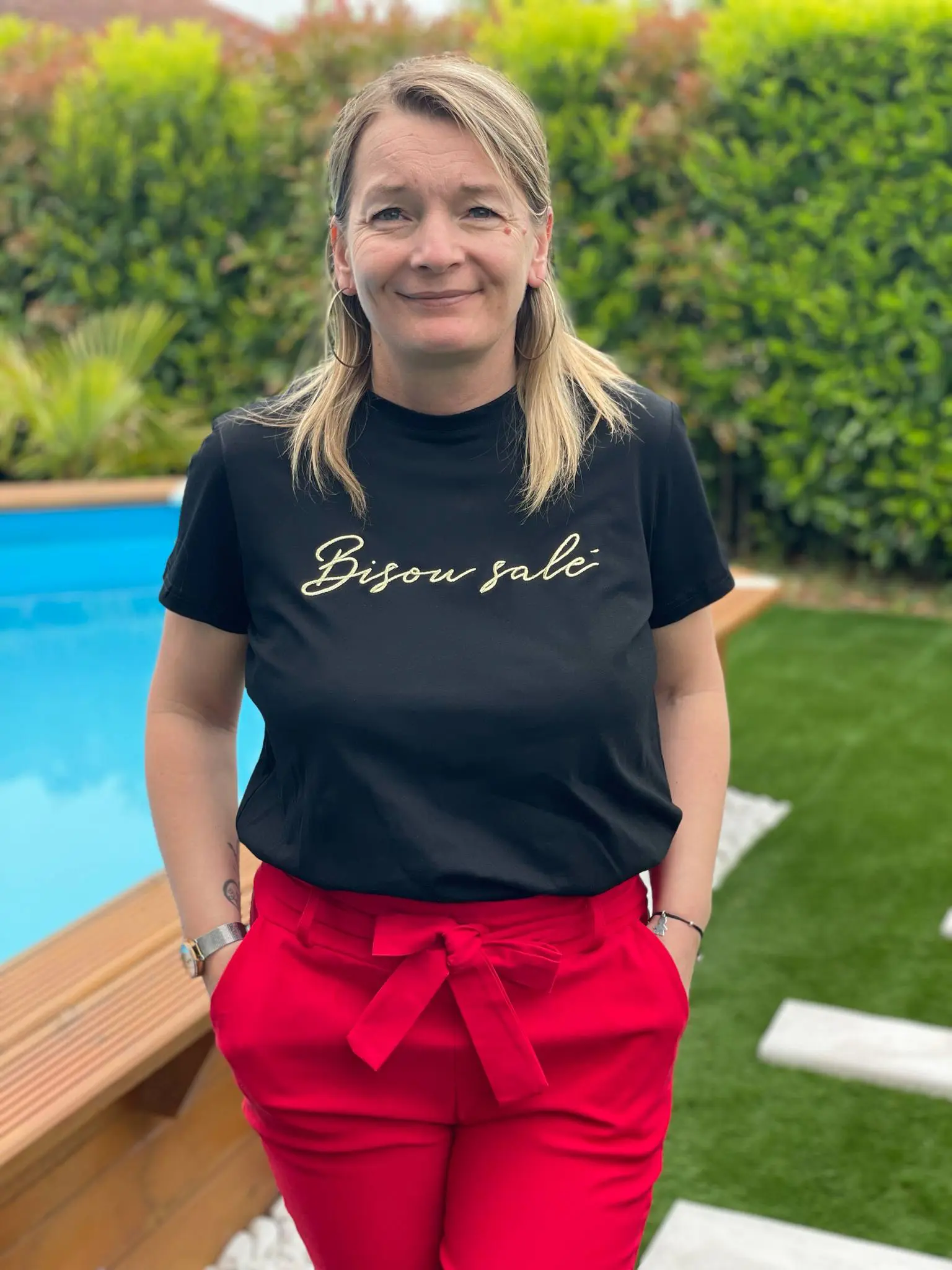 Tee-shirt bisou salé