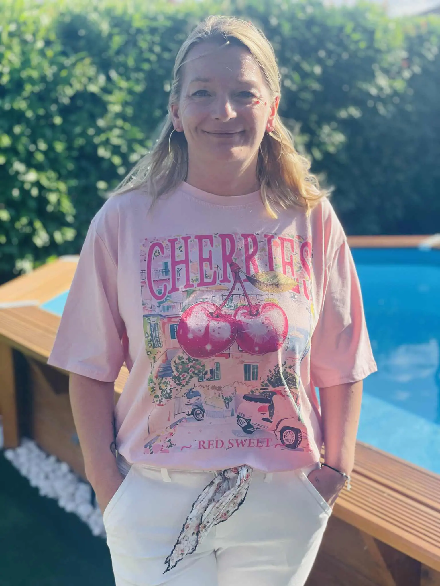 Tee-shirt cerise