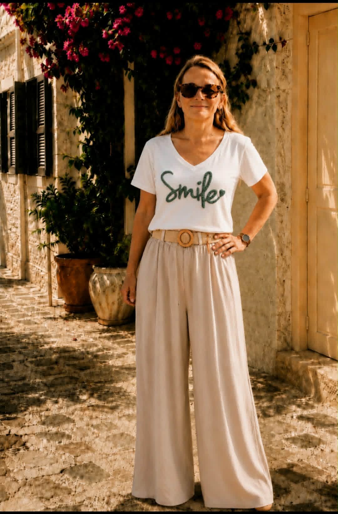 Tee shirt Smile Green – Image 2