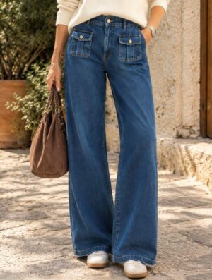 jeans poche carré